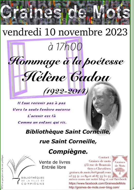 hommage à Hélène Cadou-graines de mots